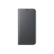Samsung Flip Wallet EF-WG935 - Flip cover voor mobiele telefoon - zwart - voor Galaxy S7 edge