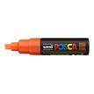 Uni POSCA PC-8K - Marker - fluorescerend oranje - pigmentinkt op waterbasis - 8 mm - breed