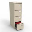 5020073257045-Classeur à tiroirs Bisley  - 4 tiroirs - H132 x L41 x P62 cm - beige--0