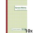 Exacompta - 10 Manifolds Carnets d'ordres - 50 tripli - 21 x 13,5 cm