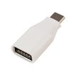 Muvit - Adaptateur USB - USB 24 broches type C (M) pour USB (F) ( USB 3.1 Gen2 ) - blanc