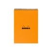 RHODIA CLASSIC SMALL OFFICE - Notitieblok - met spiraal gebonden - A4 - 40 vellen / 80 pagina's - vierkant - oranje