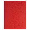 Exacompta - Piqûre à tête paresseuse - 6 colonnes sur 1 page - 32 x 25 cm - 80 pages - rouge