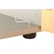 3253310129917-Armoire basse IDRA/DUAL - H72 x L80 x P47 - 2 portes - Corps alu - Dessus et portes imitation Hêtre--4