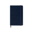 Moleskine Classic - Agenda mensuel de poche - 9 x 14 cm - bleu saphir