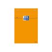 Oxford - Bloc notes - 10 x 15 cm - 160 pages - petits carreaux - 80G - orange