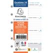 3660942001205-Exacompta Exatime 14 - Recharge (septembre à décembre) pour organiseur - 1 semaine sur 2 pages - 8,1 --0