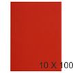 Exacompta Flash - 10 Paquets de 100 Sous-chemises recyclées - 80 gr - rouge