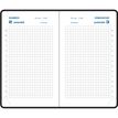 3660942004770-Agenda de poche à élastique - 1 jour par page quadrillé - 9 x 14,6 cm - disponible dans différentes cou--3