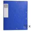 Exacompta - 10 Boîtes de classement en carte lustrée - dos 60 mm - bleu (livrées à plat)