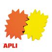 3270240169509-Apli Agipa - 50 éclatés fluo non effaçables - jaune/orange - 12 x 16 cm--0