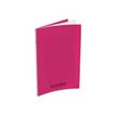 Conquérant Classique - Cahier polypro 24 x 32 cm - 48 pages - grands carreaux (Seyes) - rose