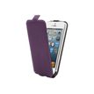 Muvit Made in Paris Slim - Protection à rabat pour iPhone 5, 5s - violet