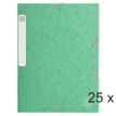 Exacompta - 25 Boîtes de classement en carte lustrée - dos 25 mm - vert (livrées à plat)