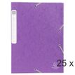 Exacompta - 25 Boîtes de classement en carte lustrée - dos 25 mm - violet (livrées à plat)