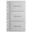 3130630182085-Exacompta Exatime 17 - Recharge pour organiseur - 5 pochettes pour cartes de visite - 10,5 x 17,2 cm--0