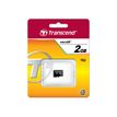 Transcend - Flashgeheugenkaart - 2 GB - microSD