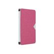 techair Folio stand - Flip cover voor tablet - polyester - roze, grijstonen - 7