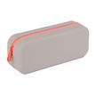 8410782199151-Trousse en silicone grise NEON avec zip étanche orange fluo - design moderne et entretien facile--0