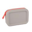 8410782199205-Porte‑monnaie silicone gris NEON avec zip orange fluo et design urbain - format compact et lavable--0