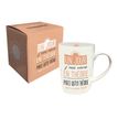 Kiub Typography - Boîte avec mug en porcelaine - 370 ml - Théorie