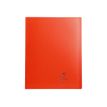 Clairefontaine Koverbook - Notitieboek - geniet - 240 x 320 mm - 24 vellen / 48 pagina's - Seyès - rood - polypropyleen (PP)