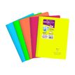 Clairefontaine Koverbook Neon - Cahier polypro A4 (21x29,7 cm) - 160 pages - petits carreaux (5x5 mm) + marge - disponible dans différentes couleurs