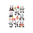 Graine Creative - Stickers panda - 11 pièces - 40 mm