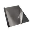 Esselte Vivida - chemise à clip - pour A4 - capacité : 25 feuilles - noir avec couverture transparente