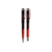 Vuarnet Aspen Sport - Parure de stylo à bille et stylo plume - rouge et noir