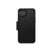OtterBox Strada Series - porte folio en cuir avec MagSafe pour iPhone 14 Plus - noir
