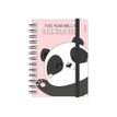 Agenda de poche Panda - 1 semaine sur 2 pages - 8,5 x 13 cm - Legami
