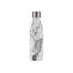 Les Artistes Paris - Gourde Bouteille isotherme 500 ml - marbre - acier inoxydable