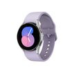 Samsung Galaxy Watch5 - zilver - smart watch met sportband - paars - 16 GB