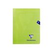 Clairefontaine Mimesys - Cahier polypro 17 x 22 cm - 48 pages - grands carreaux (Seyes) - vert
