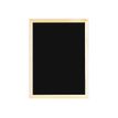 BEQUET Evolution - Krijtbord - 300 x 400 mm - zwart - natuurlijk frame