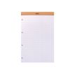 3030920201000-Rhodia Basics - Bloc notes - A4 + - 160 pages - petits carreaux - 80g - perforé-P_201000_1-3