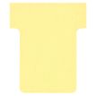 Nobo - T-kaart - 3.6 x 5.3 cm - Formaat 1,5 - geel (pak van 100) - voor P/N: 1900392, 1900397, 1900402