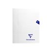 Clairefontaine Mimesys - Cahier polypro 17 x 22 cm - 96 pages - grands carreaux (Seyes) - transparent