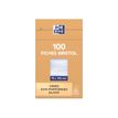 3020122320005-Oxford - Pack de 100 Fiches Bristol - 7,4 x 10,5 cm - unies - non perforées - blanc-P_232000_1-3