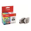 Canon BCI-24BK - Zwart - origineel - inkttank - voor i45X; MultiPASS MP390; PIXMA iP1000, iP1500, iP2000, MP110, MP130; S200; SmartBase MP360