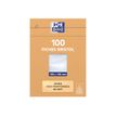 3020122340003-Oxford - Pack de 100 Fiches Bristol - 10,5 x 14,8 cm - unies - non perforées - blanc-P_234000_1-2