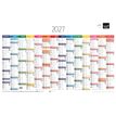 3371010201181-Quo Vadis - Calendrier mural - Français - Arc en ciel - Arc-en-ciel - 14 mois de décembre à janvier - 65x40,5 cm - Papier Clairefontaine blanc - Fabri--0