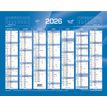 3371010201235-Quo Vadis - Calendrier bancaire 7 mois par face - 33,5 x 43 cm - bleu--0