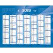 3371010201235-Quo Vadis - Calendrier bancaire 7 mois par face - 33,5 x 43 cm - bleu--1