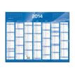 3371010201235-Quo Vadis - Calendrier mural - Français - Classic - Bleu - 14 mois de décembre à janvier - 43x33,5 cm - Papier Clairefontaine bla-P_234299_3-2