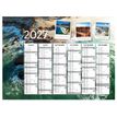 3371010201365-Quo Vadis - Calendrier mural - Français - Evasion - Evasion - 12 mois de janvier à décembre - 55x40,5 cm - Papier Clairefontaine blanc - Fabri--1