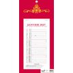 3371010214433-Quo Vadis - Bloc mensuel - Français - Skytos - 12 mois de janvier à décembre - 16x33,5 cm - Papier Clairefontaine blanc - Fabri--0