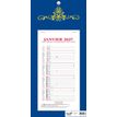 3371010214433-Quo Vadis - Bloc mensuel - Français - Skytos - 12 mois de janvier à décembre - 16x33,5 cm - Papier Clairefontaine blanc - Fabri--2