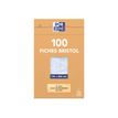3020122350200-Oxford - Pack de 100 Fiches Bristol - 12,5 x 20 cm - petits carreaux - non perforées - blanc-P_235020_1-3